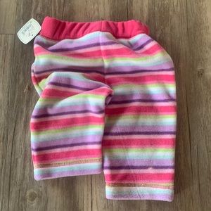 Cherokee Baby Striped Fleece Pants 9 months